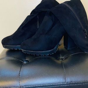 Sexy Knee High Chunky Heel Winter Boots